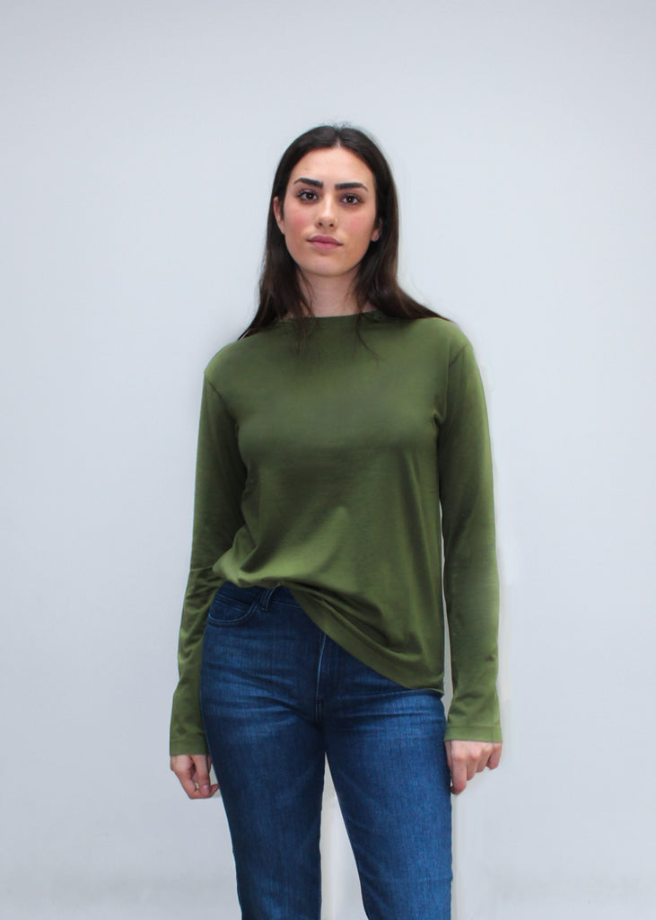 Emilie Pima Cotton Long Sleeve Tee