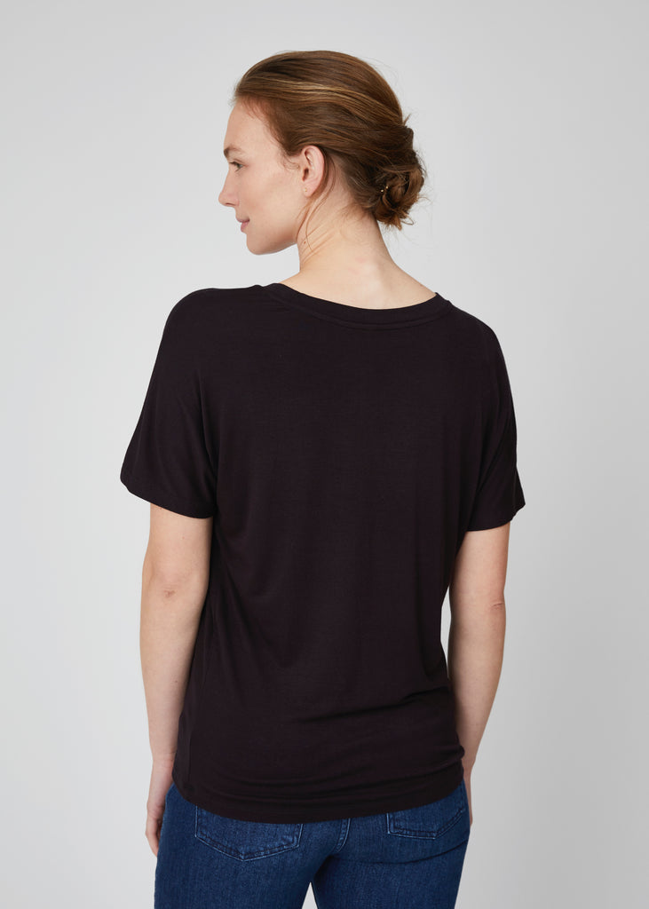Pima Cotton Scoop Tee