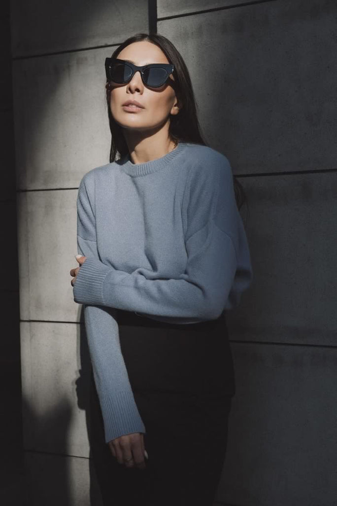 Sharon Boxy Crew Neck Cashmere