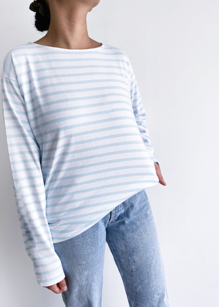 Emma Long Sleeve Breton Stripe Tee