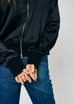 Sarah Satin Bomber Jacket