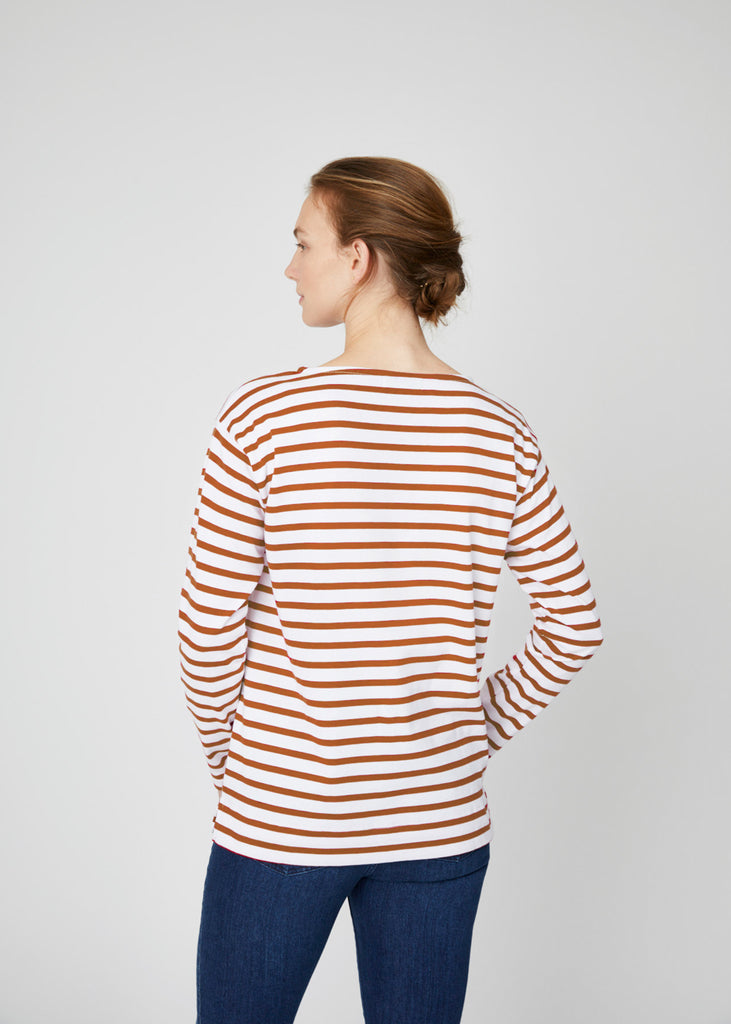 Emma Long Sleeve Breton Stripe Tee