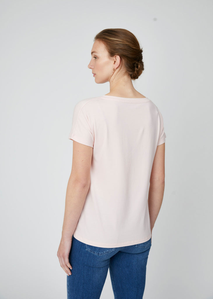 Jill Oversized V Neck Tee