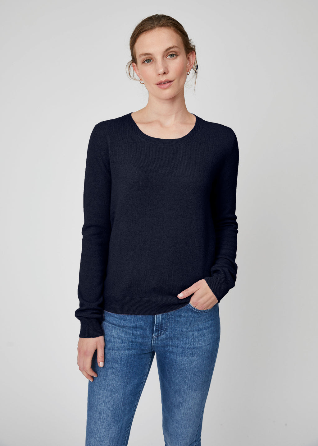 Ella Crew Neck Cashmere Sweater