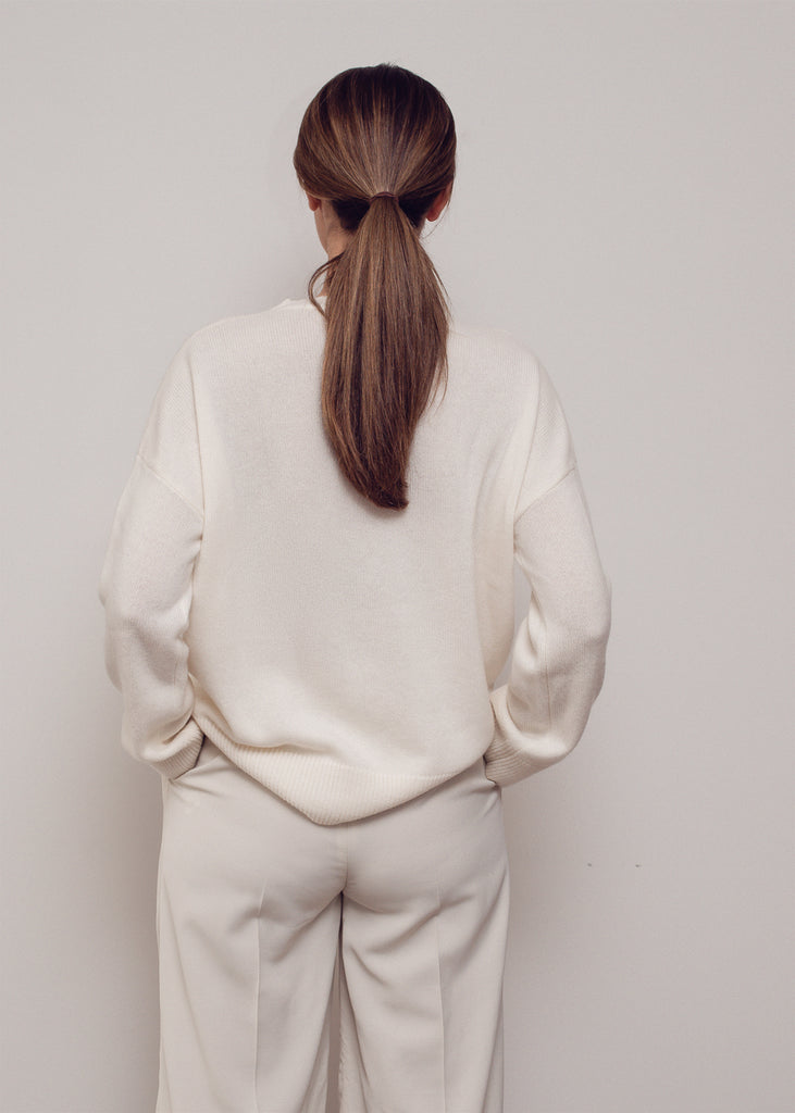Sharon Boxy Crew Neck Cashmere