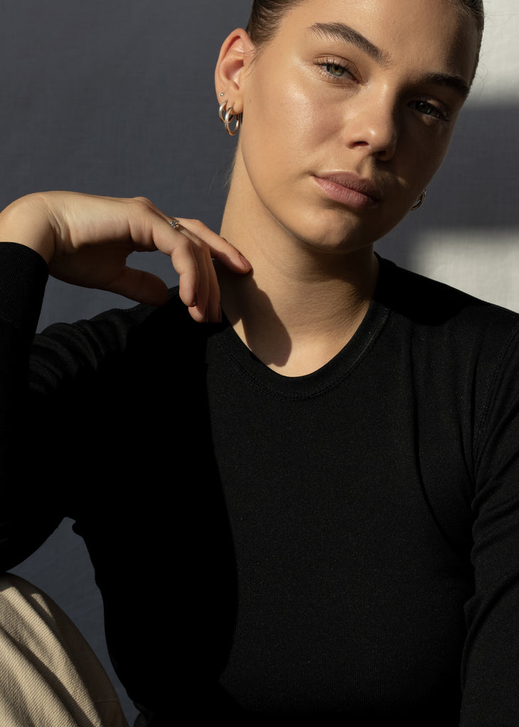 Emilie Pima Cotton Long Sleeve Tee