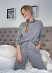 Una Organic Cotton Cashmere Lounge Pants - Grey