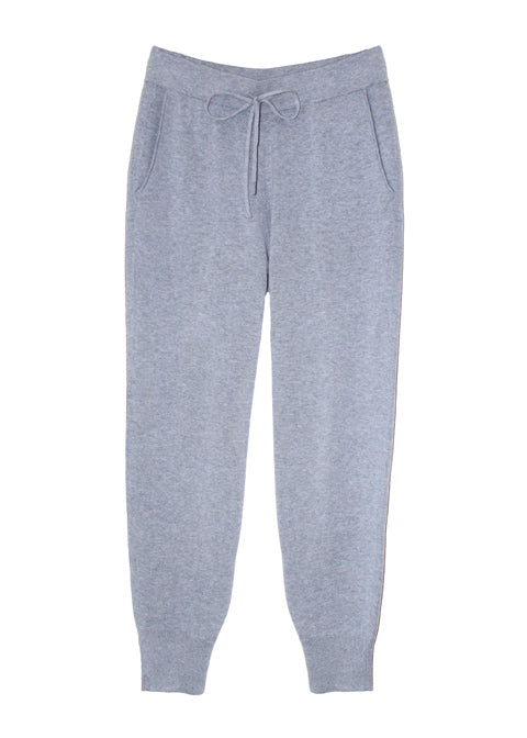 Una Organic Cotton Cashmere Lounge Pants - Grey